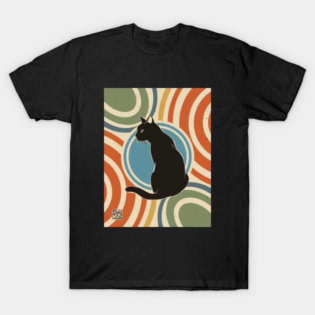 Round and round T-Shirt by BATKEI